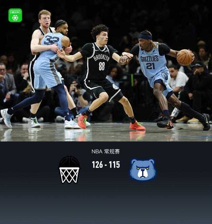  布鲁克林篮网队强势取胜，戴罗恩·夏普闪耀全场；灰熊虽顽强抵抗，吕佩尔空砍高分难逆转。 体育新闻 布鲁克林篮网队强势取胜，戴罗恩·夏普闪耀全场；灰熊虽顽强抵抗，吕佩尔空砍高分难逆转。 体育新闻