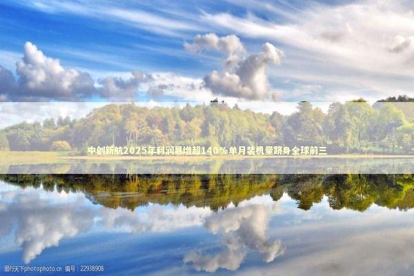 中创新航2025年利润暴增超140%单月装机量跻身全球前三 新闻